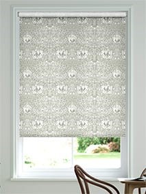 William Morris Honeysuckle and Tulip Natural Grey Roller Blind thumbnail image