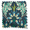 William Morris Hyacinth Emerald Curtains swatch image