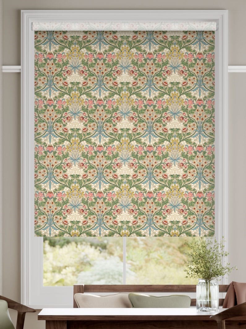 William Morris Hyacinth Natural Roller Blind thumbnail image