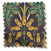 William Morris Hyacinth Plum Curtains sample image