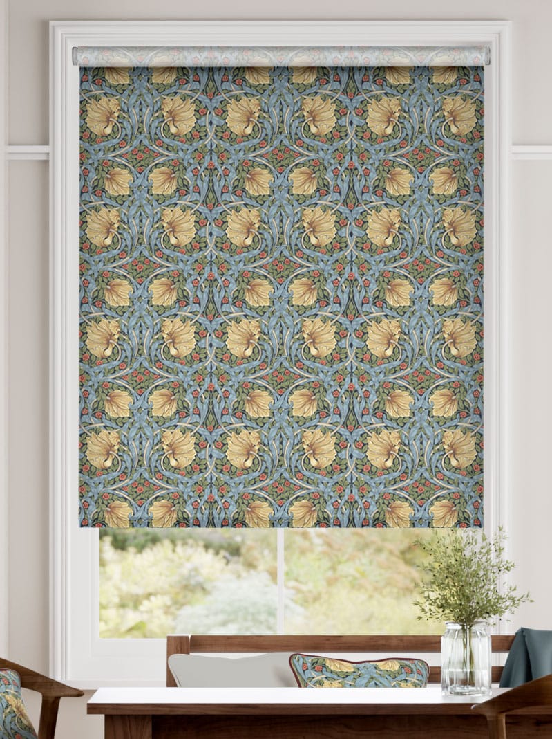 William Morris Pimpernel Honey Roller Blind thumbnail image