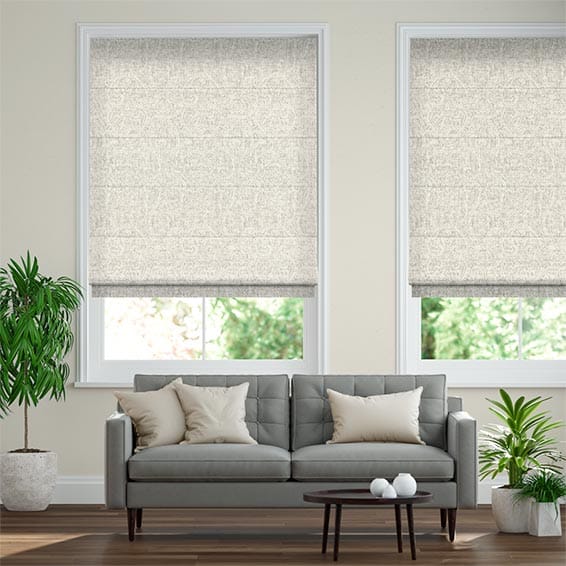 Zoroa Pale Neutral Roman Blind